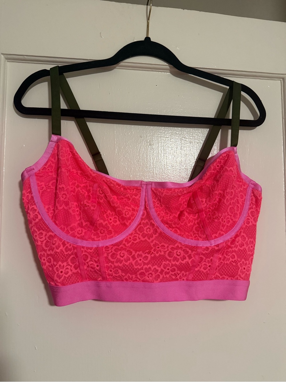 Parade Pink Lace Bustier